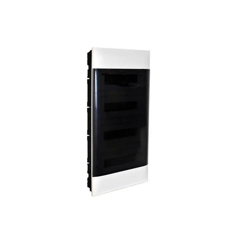 Boîte d‘Encastrement Practibox S pour Cloisons Préfabriquées Porte Transparente 4x18 Modules LEGRAND 137079