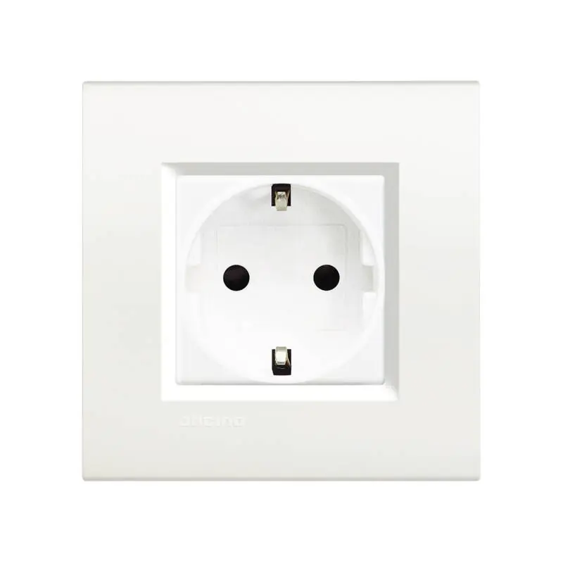 Kit Prise Type F Schuko 2P+T 16A BTicino Living Light