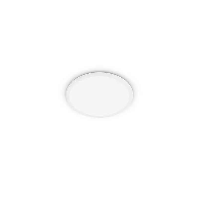 Plafonnier LED PHILIPS Extra-Plat Blanc IP44 15W Variation par Paliers 3 Niveaux CL550