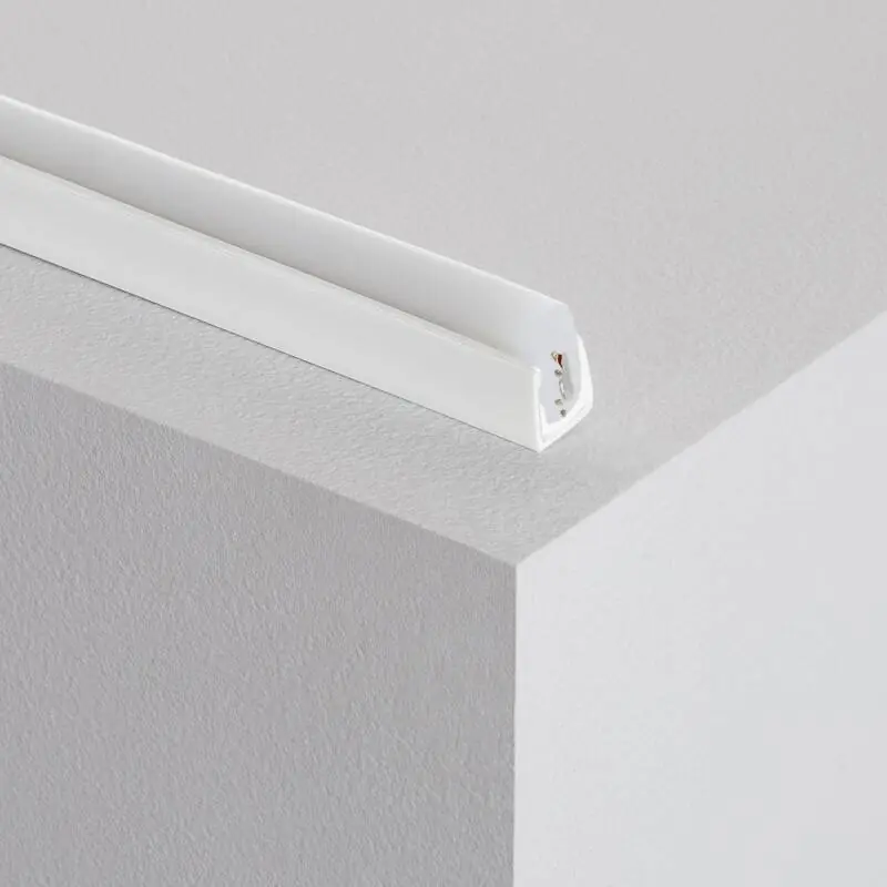Profilé PVC 1 m pour Néon LED RGB Semi-Circulaire 180