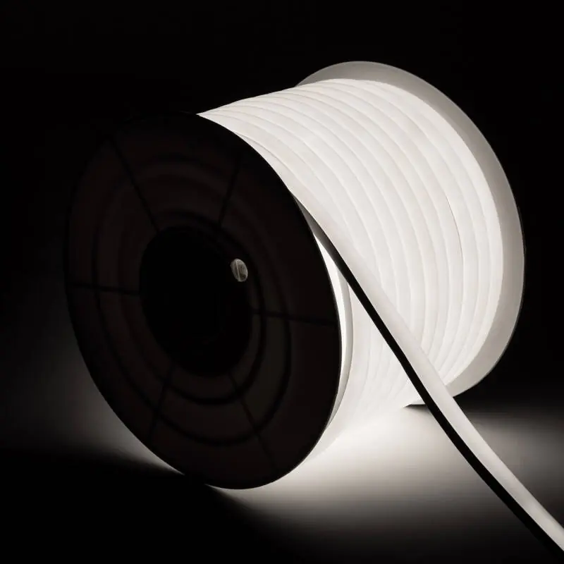 Ruban LED Néon Dimmable 220V Blanc Froid Semi-Circulaire 180 7.5W/m Coupe 100cm IP67 Sur mesure