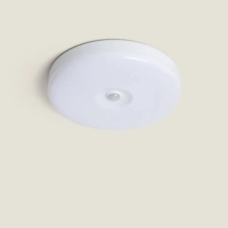 Plafonnier LED 12W Ø216 mm No Flicker avec Détecteur de Présence PIR et Crépusculaire