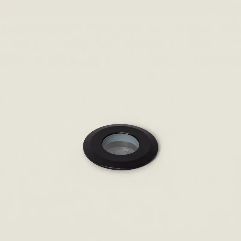 Spot Extérieur LED Encastrable au sol 12V DC Noir Clarion