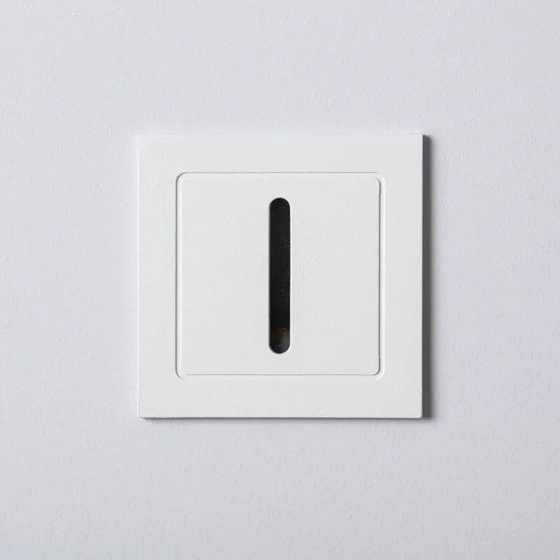 Balise LED Extérieure 3W Encastrable au Mur Wabi Linéaire Blanche