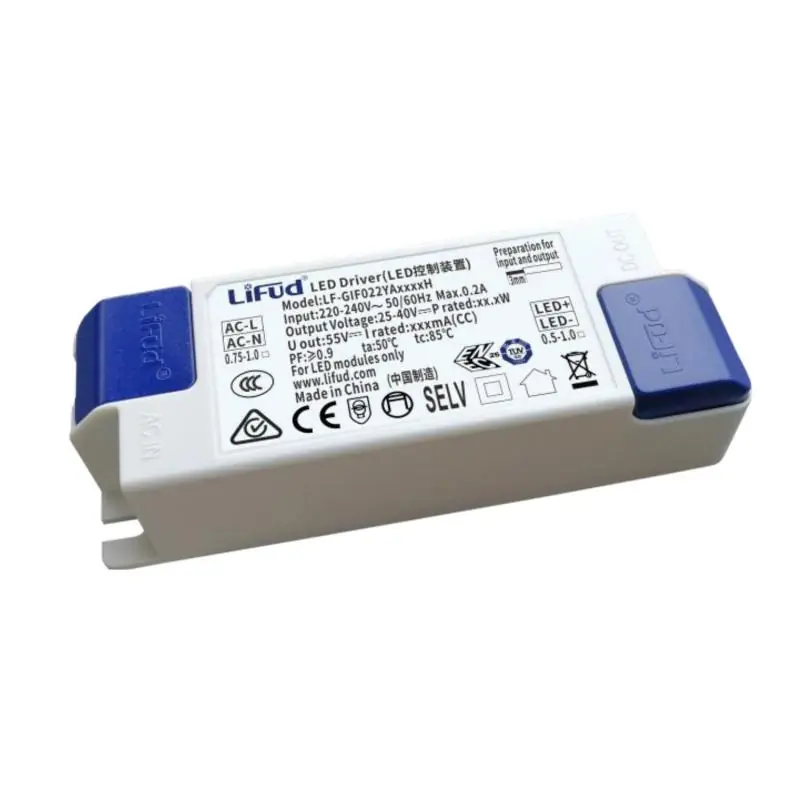 Driver LIFUD 220-240V Sortie 25-40V DC 450mA DC 18W LF-GIF018YS0450H