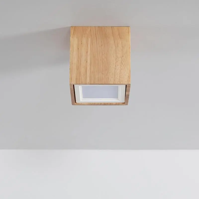 Plafonnier LED Bois 6W Sigurd