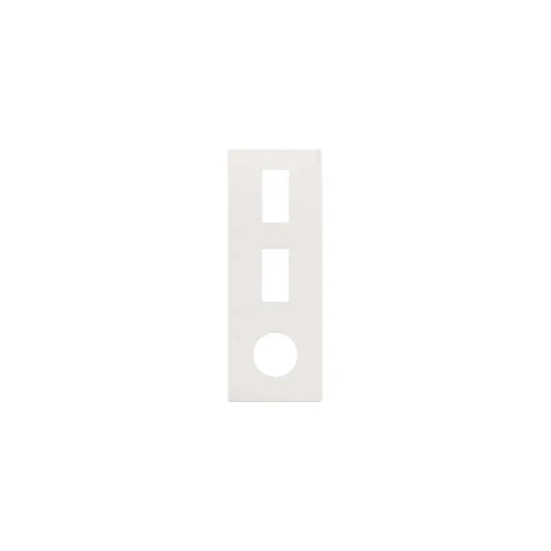 Cadre 3 Emplacements Esthétique Minimal Vertical pour 2 Éléments Étroit + 1 CLEAN Schuko SIMON 270 27192630