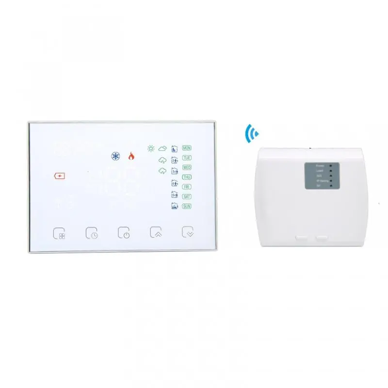 Thermostat WiFi Programmable Blanc Sans Fil pour Chauffage