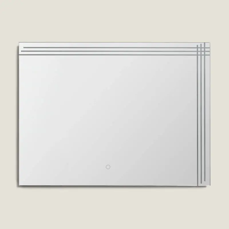Miroir Salle de Bain avec Éclairage LED Dinklage 60x80 cm