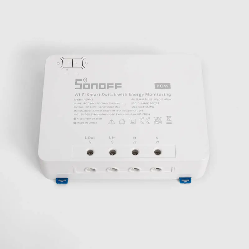 Interrupteur WiFi Compteur d‘Énergie SONOFF POWR3 25A