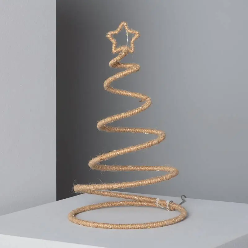 Sapin de Noël LED Corde Spiraly à Piles