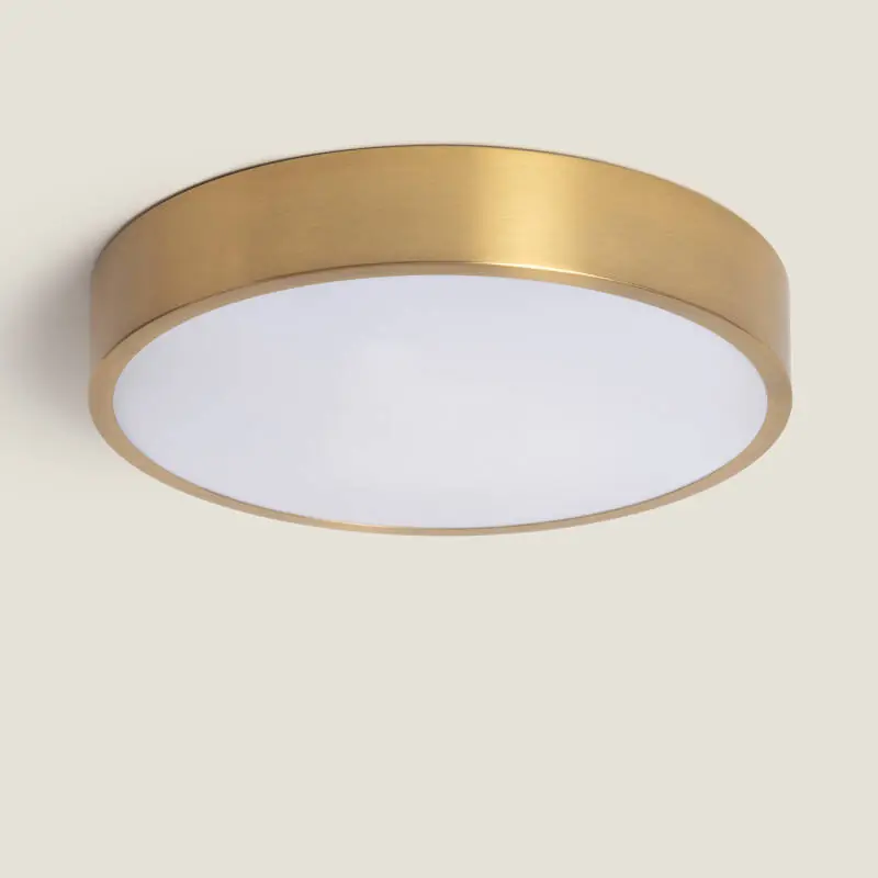 Plafonnier LED Rond Métal 18W CCT Sélectionnable Haydn Ø300 mm