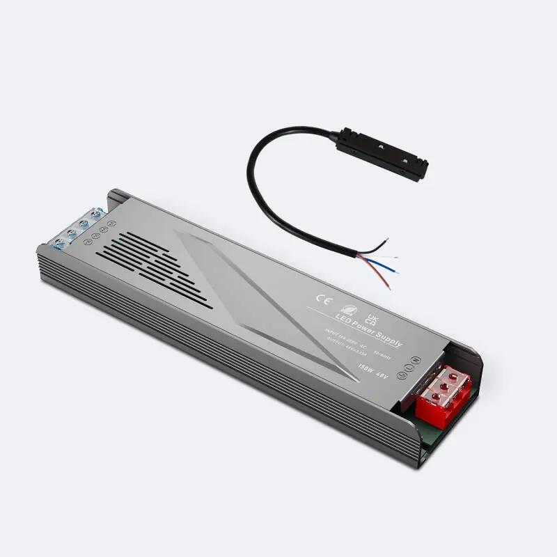 Kit Bloc d‘Alimentation Externe 48V DC + Connecteur pour Rail Magnétique 20mm