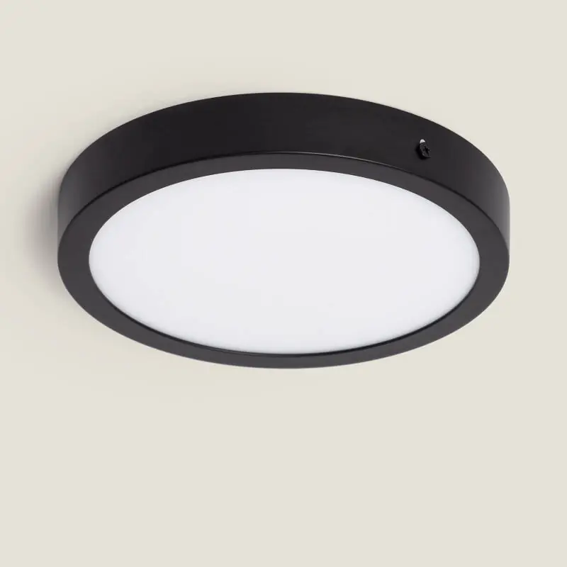 Plafonnier LED 18W Rond Aluminium Ø210 mm Slim CCT Sélectionnable Galán SwitchDimm