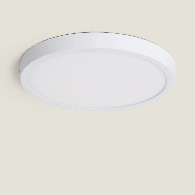 Plafonnier LED 24W Rond Aluminium Ø280 mm Slim CCT Sélectionnable Galán SwitchDimm