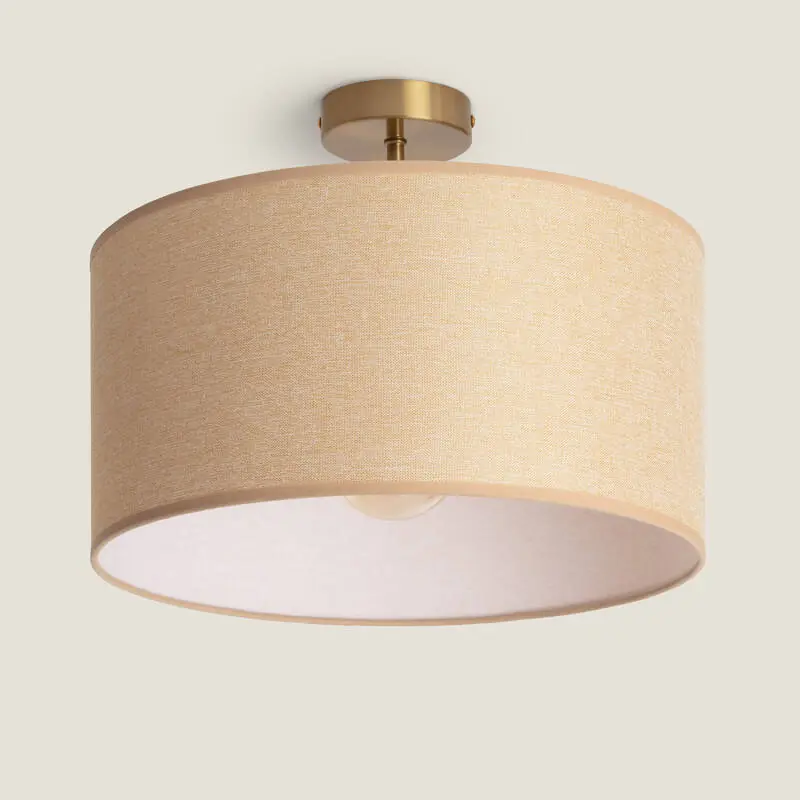 Plafonnier Métal et Tissu Quitón