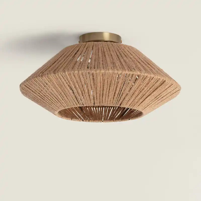 Plafonnier Corde Naturelle Big Moksha
