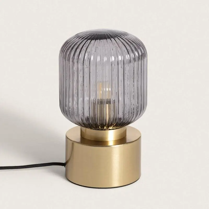 Lampe à Poser Métal et Verre Windsor