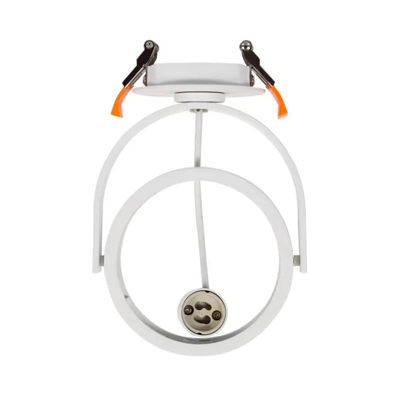 Collerette Downlight Ronde Orientable pour Ampoule LED GU10 AR111