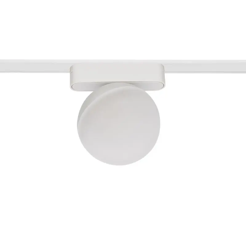 Spot LED sur Rail Magnétique 25mm Extra-Plat 10W 48V Ø100 mm Blanc