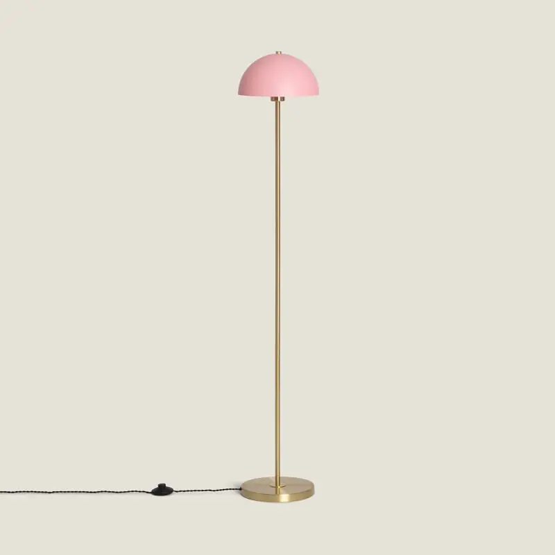 Lampadaire Métal et Verre Shelley Madow