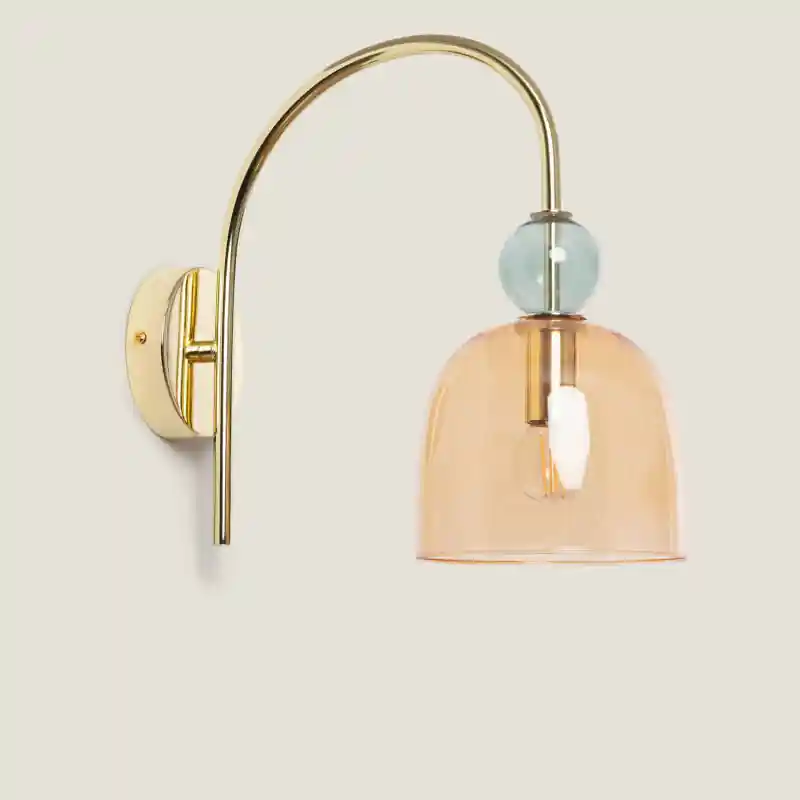 Lampe Murale Métal et Verre Baudelaire