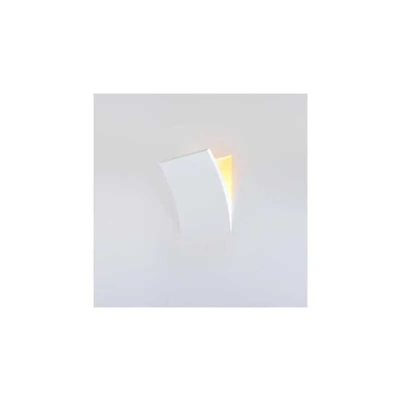 Applique Murale Intégration Plâtre/Pladur pour Ampoule LED E14 Coupe 313x253 mm