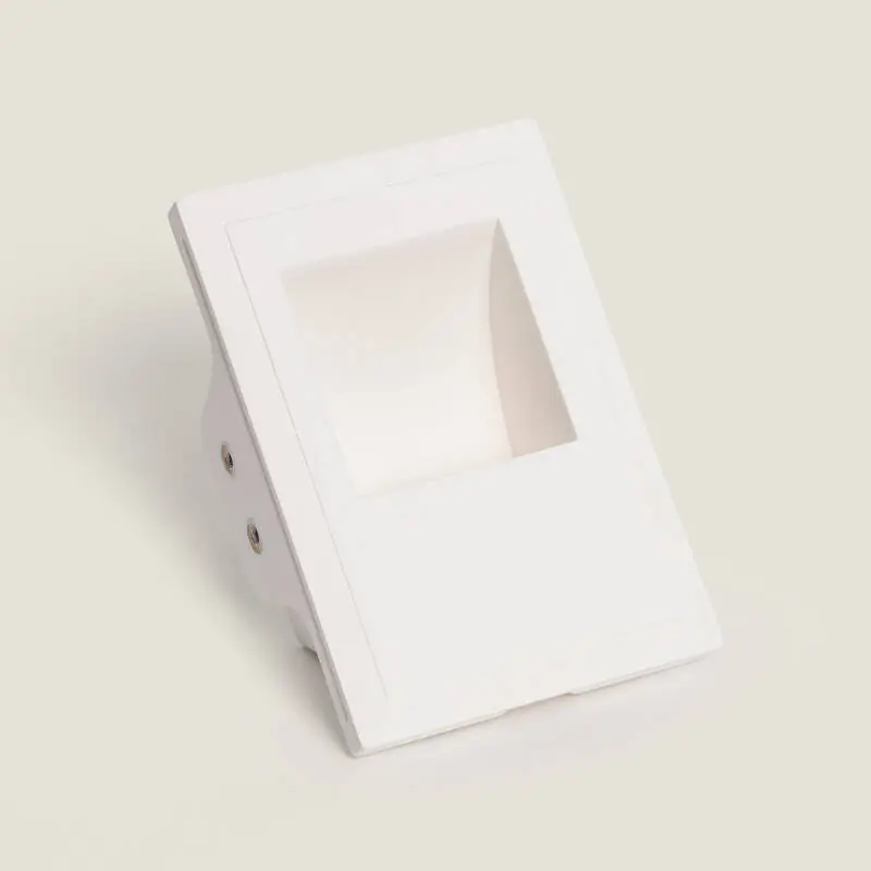 Applique Murale Intégration Plâtre/Placo pour Ampoule LED GU10 PAR11 Coupe 103x148 mm