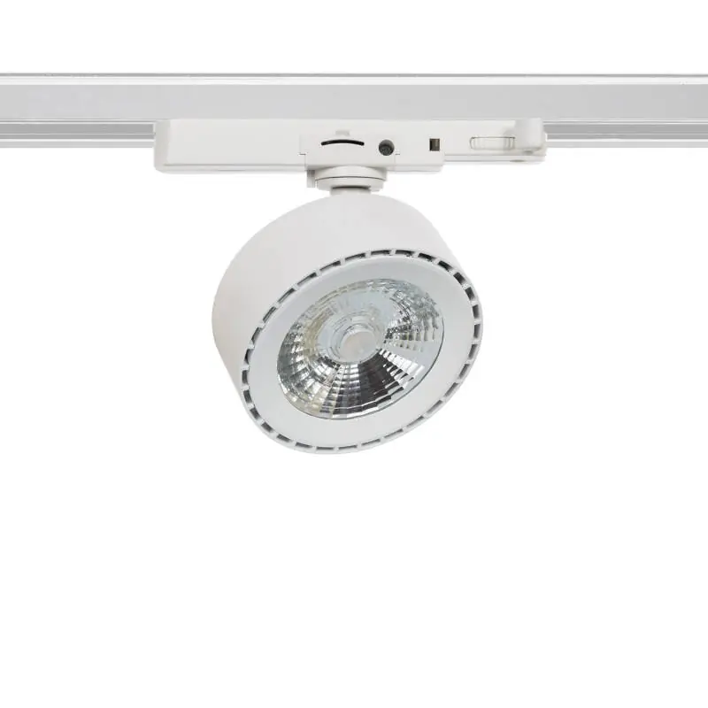 Spot LED sur Rail Triphasé 20W Onuba CCT Sélectionnable Blanc
