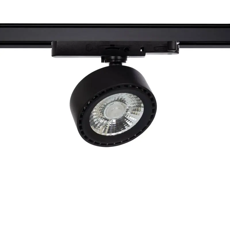 Spot LED sur Rail Triphasé 20W Onuba CCT Sélectionnable Noir
