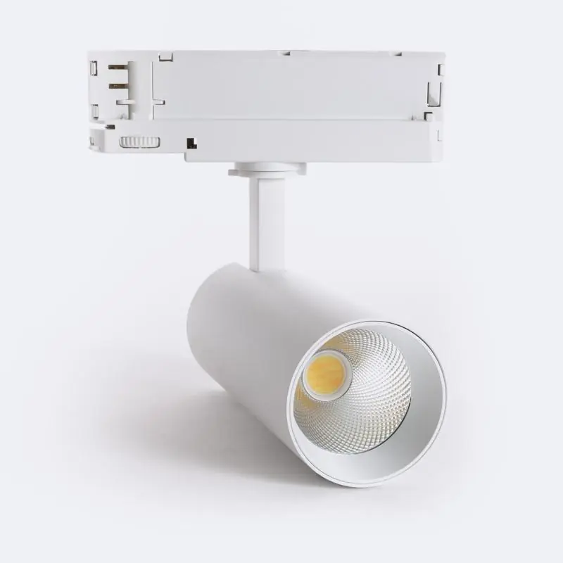 Spot LED sur Rail Triphasé 20W Carlo LIFUD Blanc