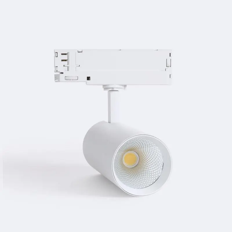 Spot LED sur Rail Triphasé 30W Carlo LIFUD Blanc