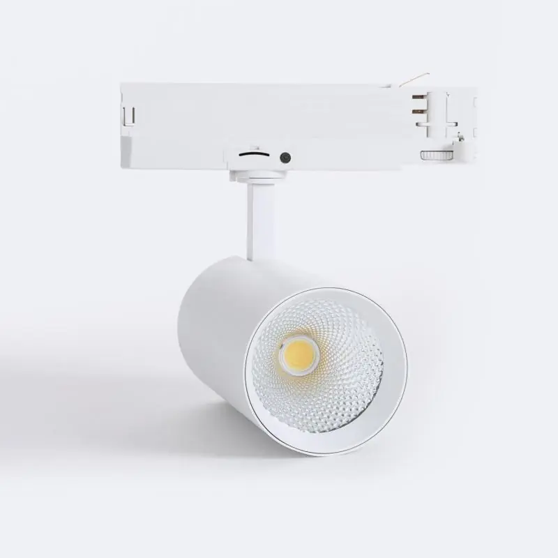 Spot LED sur Rail Triphasé 40W Carlo LIFUD Blanc