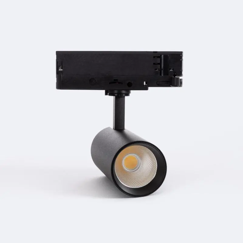 Spot LED sur Rail Triphasé 20W Carlo LIFUD Noir