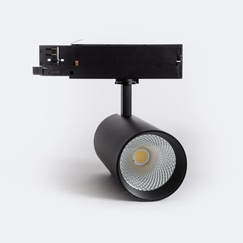 Spot LED sur Rail Triphasé 40W Carlo LIFUD Noir