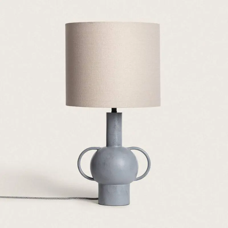 Lampe à Poser Résine et Tissu Goslar