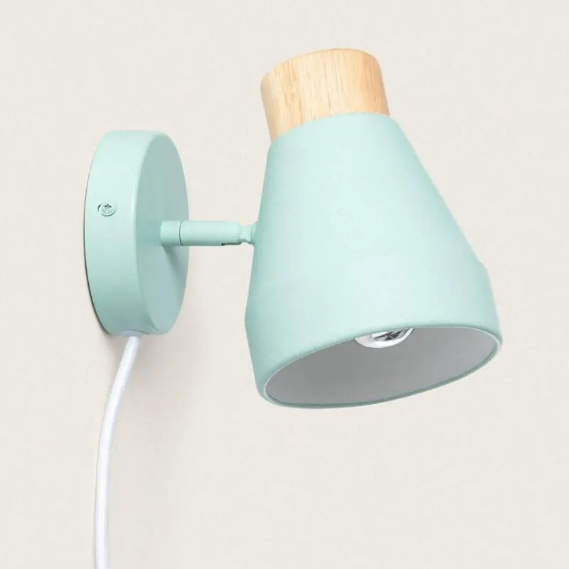 Lampe Murale Métal et Bois Lypo
