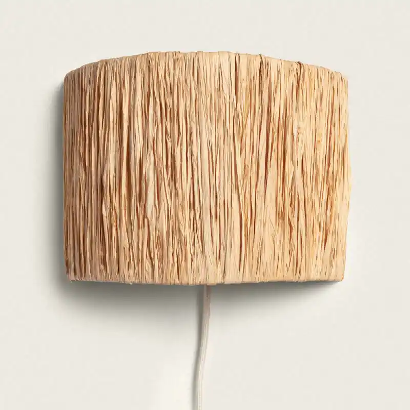 Lampe Murale Raphia Yubo
