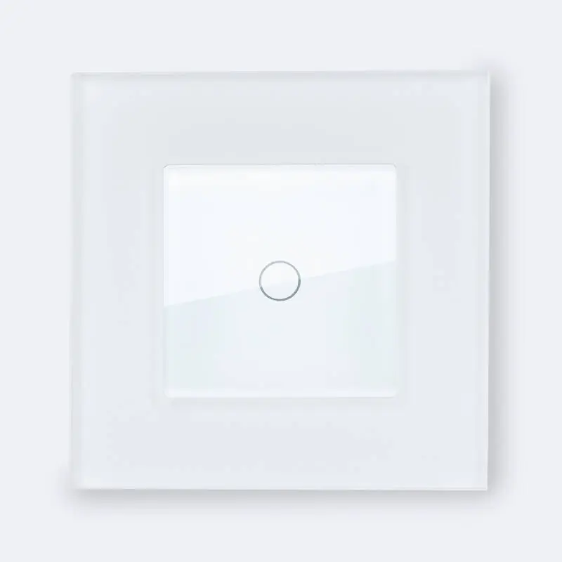 Interrupteur Tactile Simple avec Cadre Verre Modern