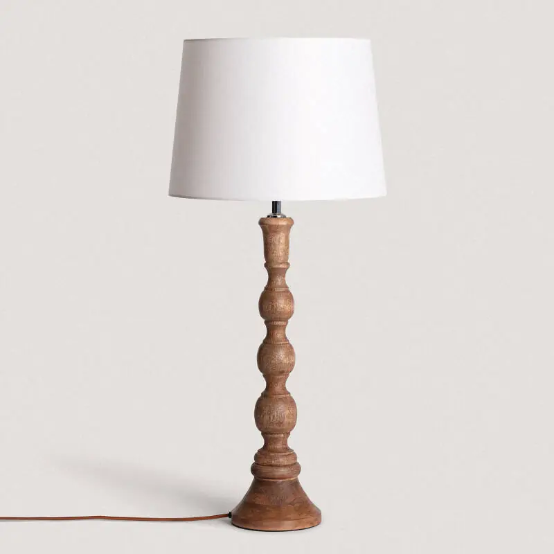 Lampe à Poser en bois Anand ILUZZIA