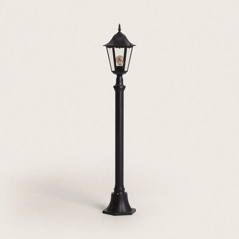Lampadaire Extérieur en Saillie sur Pied 185 cm Black Traditional
