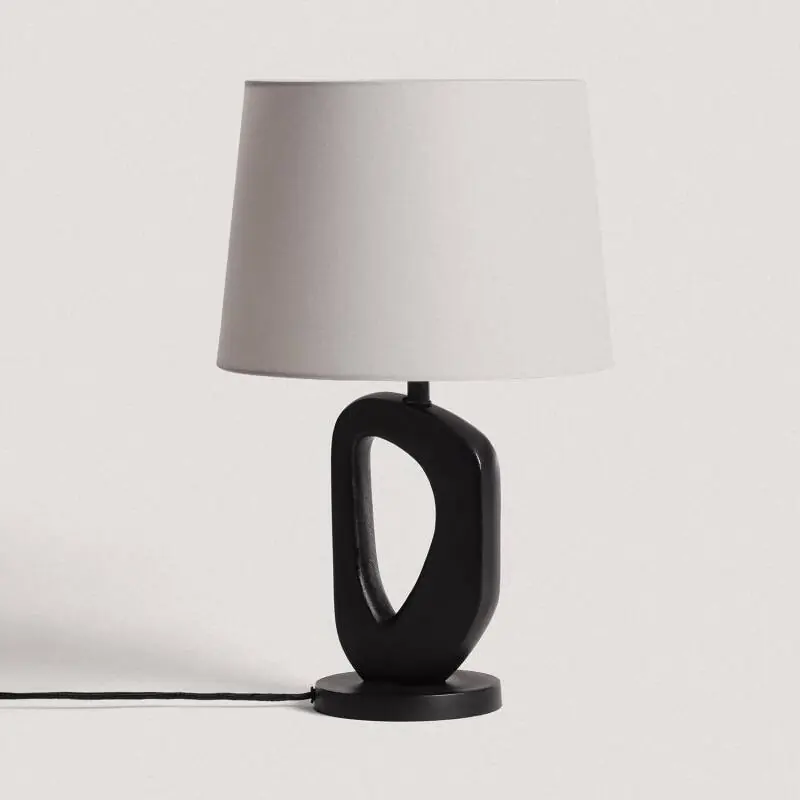 Lampe à Poser Bois Cave ILUZZIA