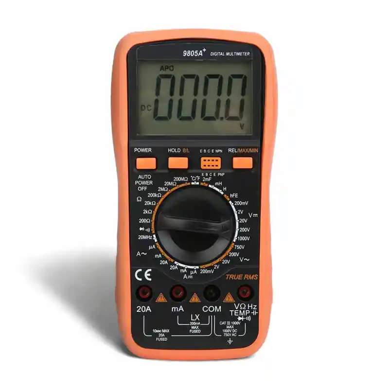 Multimètre Numérique de base Testeur Multiple 1000V AC/DC 20A AC/DC