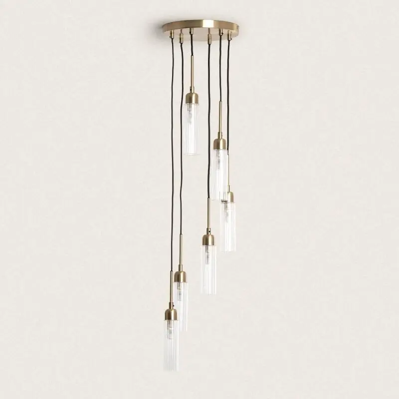 Suspension Métal et Verre Sest Iraide