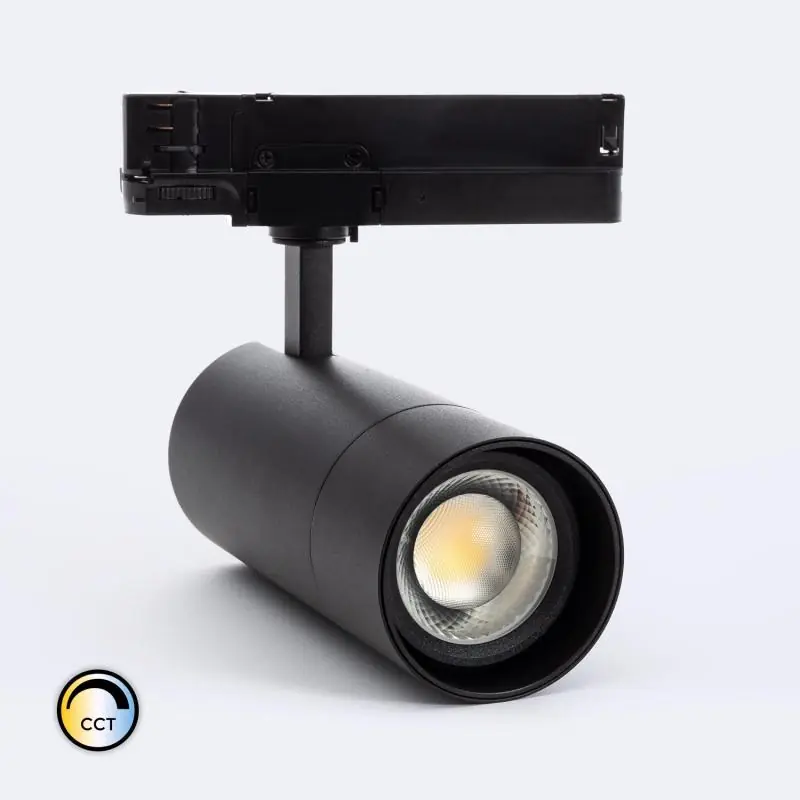 Spot LED sur Rail Triphasé 30W Wild CCT Sélectionnable Multiangle 24-60º Special