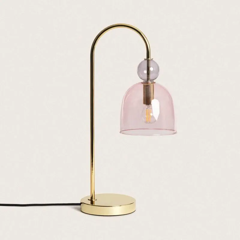 Lampe à Poser Métal et Verre Baudelaire