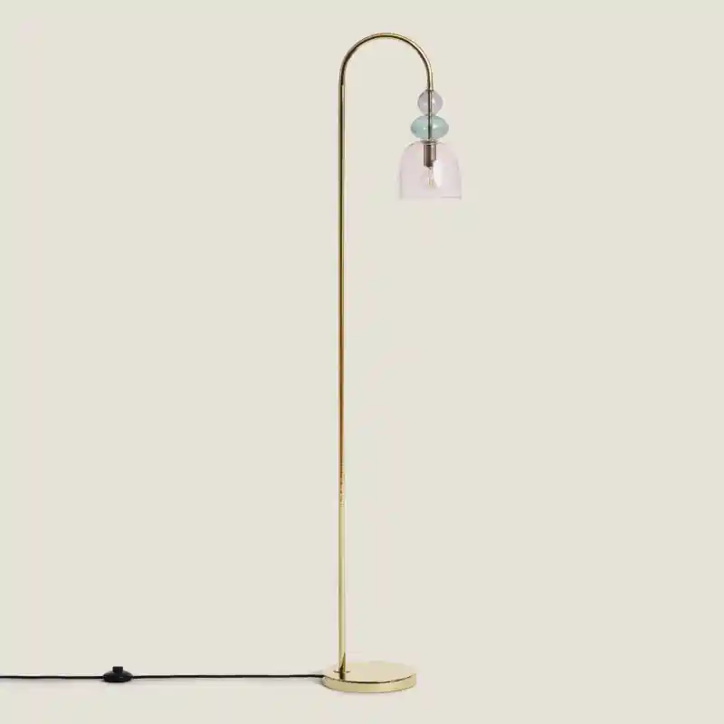 Lampadaire Métal et Verre Baudelaire