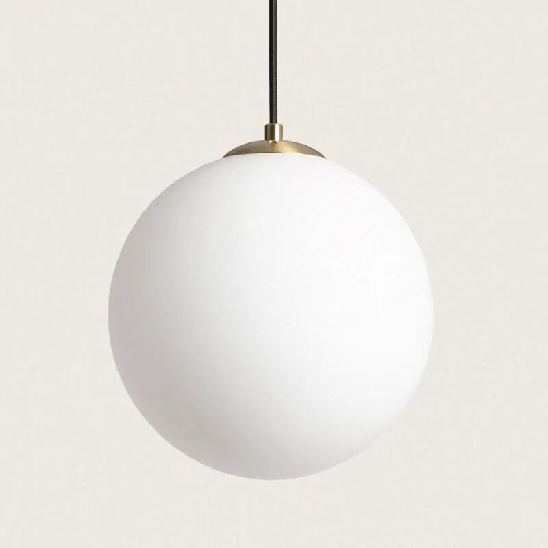 Suspension Métal et Verre Moonlight Brass