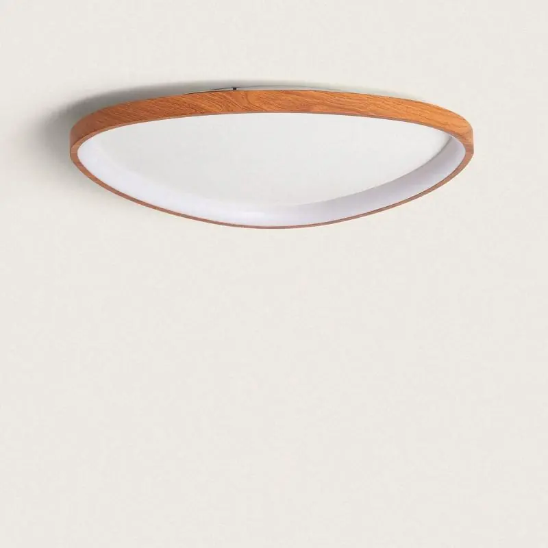 Plafonnier LED 30W Ovale Aluminium Ø600 mm CCT sélectionnable Owen