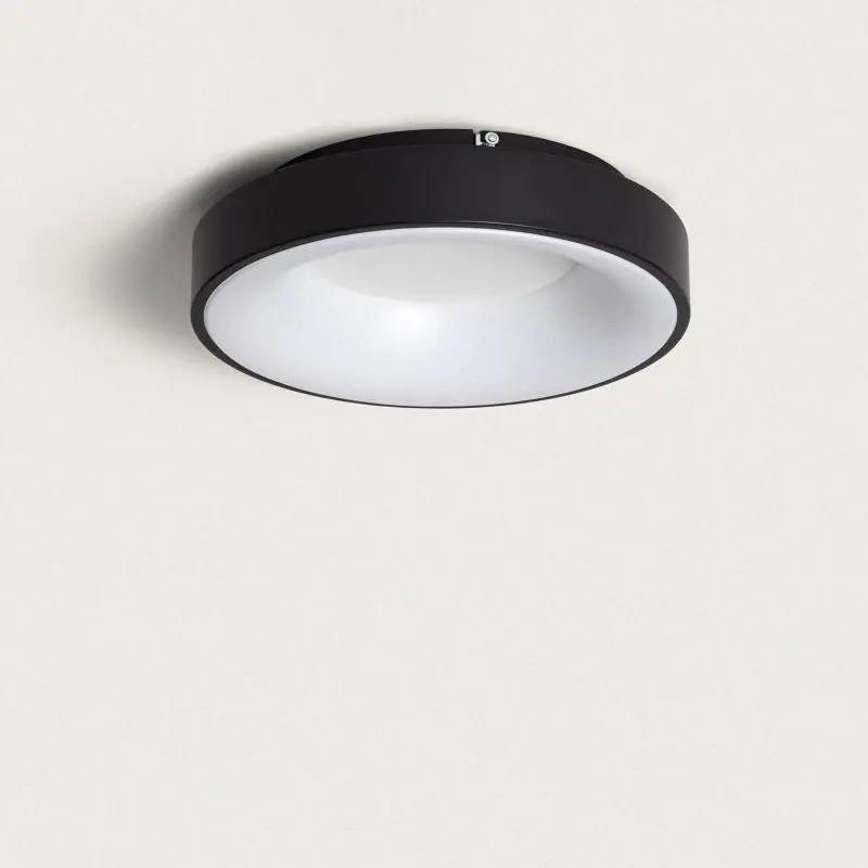 Plafonnier LED 30W Rond Aluminium Ø380 mm CCT sélectionnable Jacob